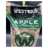 Western apple bbq smoking chips- use with gas