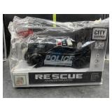 Friction powered police car - 1/20 scale -
