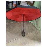 New Red inverted umbrella