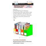 Pack of 5 Multicolor Organizing Box With Label