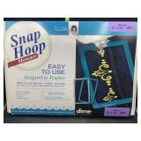 Snap hoop monster easy to use magnetic frame -