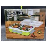 3 compartment lunch box - has small crack in lid