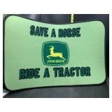 John Deere rug - 27x18in