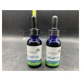 2 bottles tarahemp hemp oil 500mg 1oz