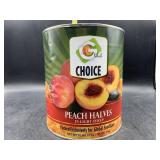 Peach halves in light syrup - 6lbs 10oz