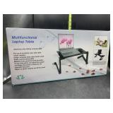 Multifunctional laptop table