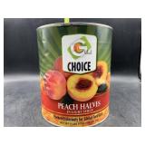 Peach halves in light syrup - 6lbs 10oz
