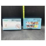 2 boxes disposable gloves - one size fits all