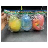 3 Easter eggs filled with prizes