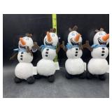 4 Olaf like snowman