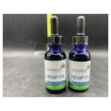 2 bottles tarahemp hemp oil 500mg 1oz