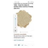 New Eco Friendly Placemats. Set of 4