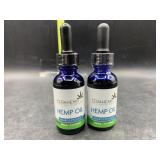 2 bottles tarahemp hemp oil 500mg 1oz