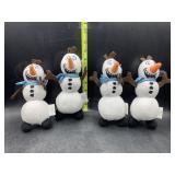 4 Olaf like snowman