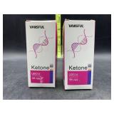 2 bottles ketone URS1K strips for urinalysis