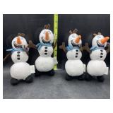 4 Olaf like snowman