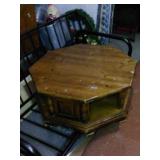 Octagonal shaped Coffee table. Sturdy and heavy