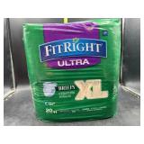 FitRight ultra briefs size xl 20 count