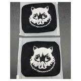 Pair of reusable facemasks