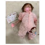 Lifelike babydoll - reborn doll - approx 18in