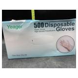 500 disposable gloves - one size fits all