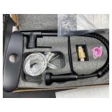 New flat black high arc kitchen faucet