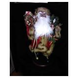 Opulence 18" Santa on stand. Xmas decoration.