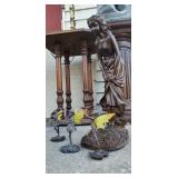 Fairy and Girl Garden Statues, 5pcs total