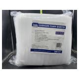 Shipping 100ct Cushion Foam Sheets 12x12