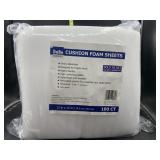 Shipping 100ct Cushion Foam Sheets 12x12