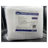 Shipping 100ct Cushion Foam Sheets 12x12