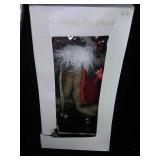 Opulence 18in Santa on Stand Xmas decor. Very