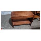 Lift Top Bench. with locking Lid. Divided inside.