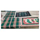 4 Christmas Throw Rugs
