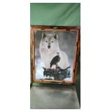 Wolf & Eagle Picture. 19 x 23