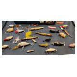 Vintage Fishing Lures, & Misc. Fishing items