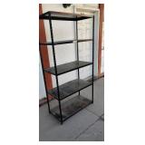 Metal Shelf Unit. 5 Shelves. Sturdy
