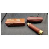Tasco 25 Power Pocket Telescope Leather Wrapped