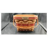 1989 Longaberger Holiday Memory Basket
