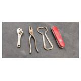 Miniature pliers & Crescent Wrench, Falstaff