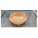 Carnival Glass Footed Bowl Smith glass. Little