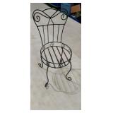 Small Decorative Planter Chair 22" Tall