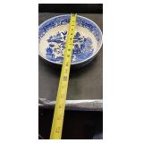 Large Blue Willow Bowl  No Chip