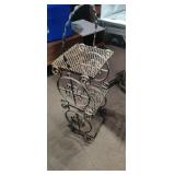 Cool Vintage Ornate Wrougt Iron Stand 3
