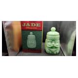 Jade Santa Cookie Jar