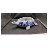 Blue& White Turtle Planter. Larger Size
