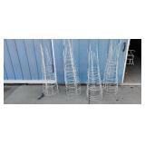 20 white Metal Plant Cage