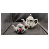 Pfaltzgraff Winter Berry  Tea Pot &  another.