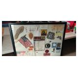 1973 Boy Scouts  Framed Memoribila 19"x 25"