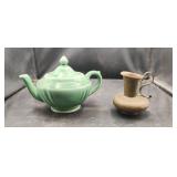 Vintage Teapot(good Condition) & Hammered Copper